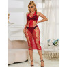 Subblime - 952327 Robe Longue Réseille Rouge Taille Unique